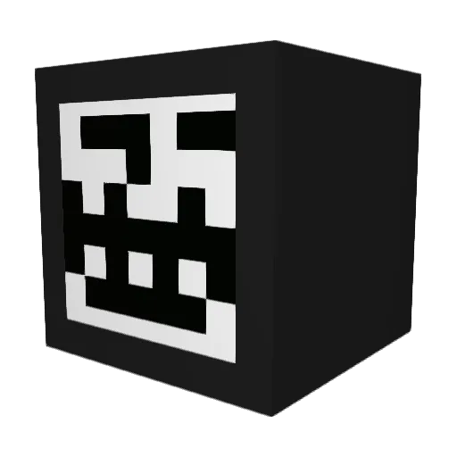 FinStud Minecraft avatar head, 3D render