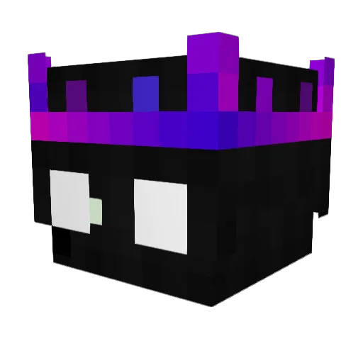FinT3K Minecraft avatar head, 3D render
