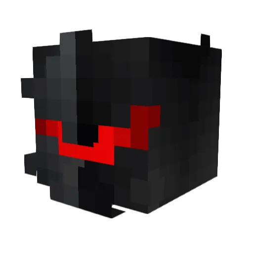 Finagen Minecraft avatar head, 3D render
