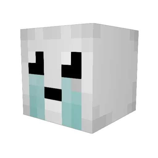 FinalBeat Minecraft avatar head, 3D render