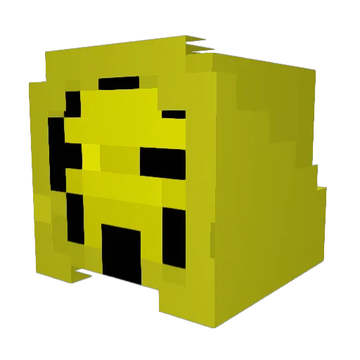FinalOptionXV Minecraft avatar head, 3D render