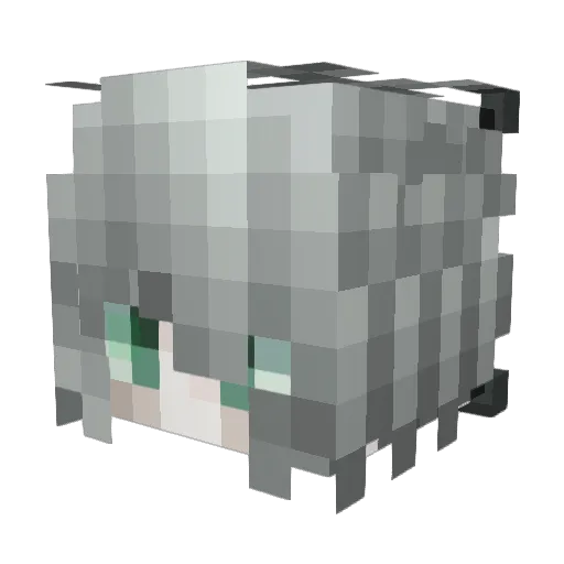 FinalShion Minecraft avatar head, 3D render