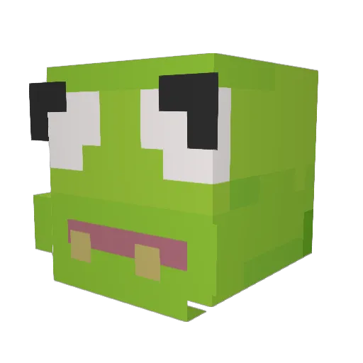 FinalYami Minecraft avatar head, 3D render