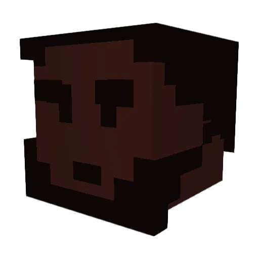 Final_Fight Minecraft avatar head, 3D render