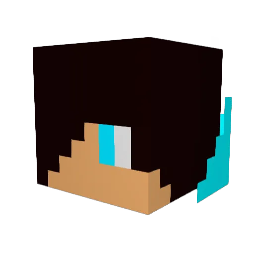 Finaldraw Minecraft avatar head, 3D render