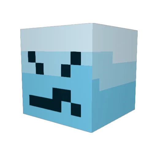 FinallyLegend Minecraft avatar head, 3D render