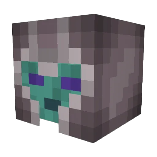 Finarii Minecraft avatar head, 3D render