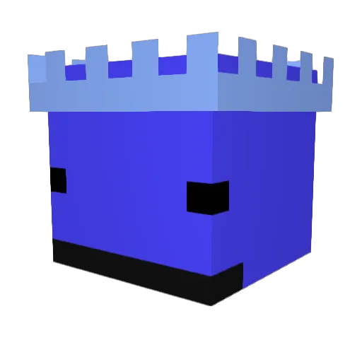 Finbix1 Minecraft avatar head, 3D render