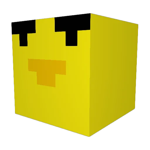 Finch630 Minecraft avatar head, 3D render