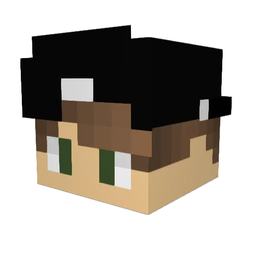 FindMihnea Minecraft avatar head, 3D render