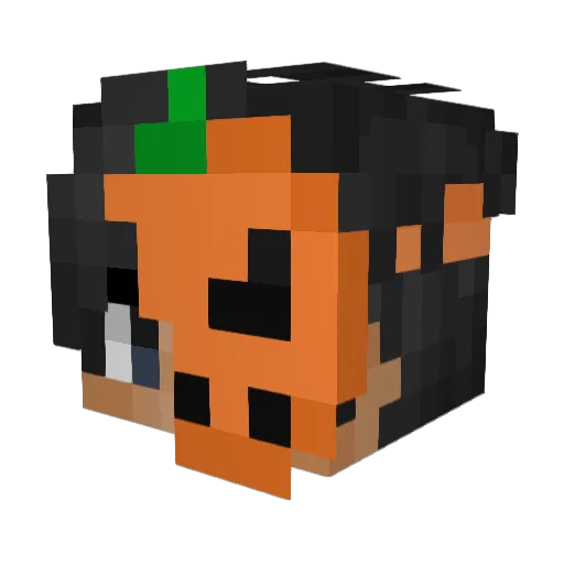 FindMySausag Minecraft avatar head, 3D render