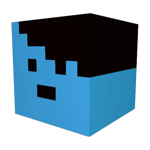 FindableFox420 Minecraft avatar head, 3D render