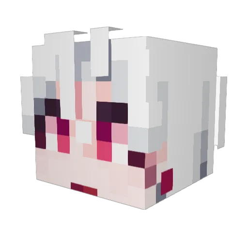 Finder_pureness Minecraft avatar head, 3D render