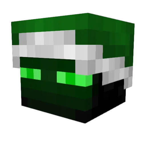 FindingMyself Minecraft avatar head, 3D render