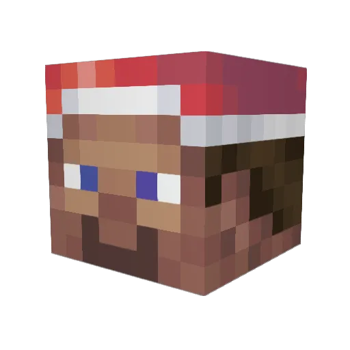 FindleT Minecraft avatar head, 3D render