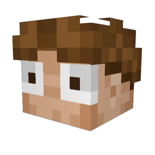 FinestZeus4009 Minecraft avatar head, 3D render