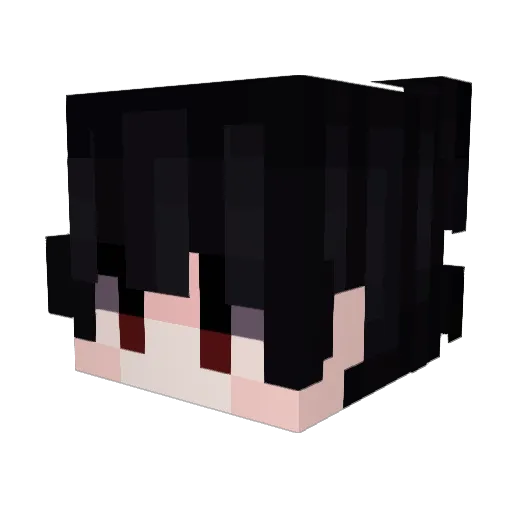 FingerFirst Minecraft avatar head, 3D render