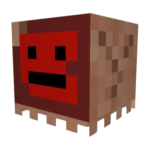 Finglishman Minecraft avatar head, 3D render