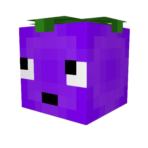 Finic_Fox Minecraft avatar head, 3D render