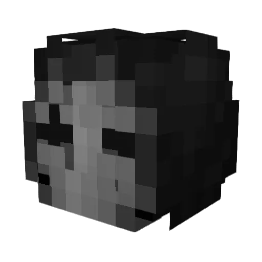 FinisDierum Minecraft avatar head, 3D render