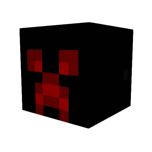Finitium Minecraft avatar head, 3D render