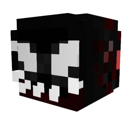 Finityyz Minecraft avatar head, 3D render