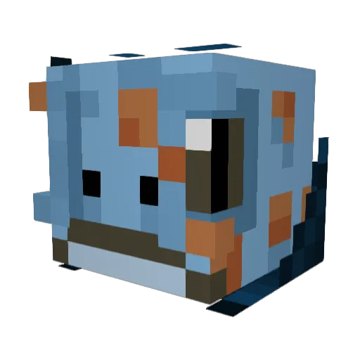 Finl0ol833 Minecraft avatar head, 3D render