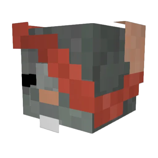 Finlandisnotreal Minecraft avatar head, 3D render