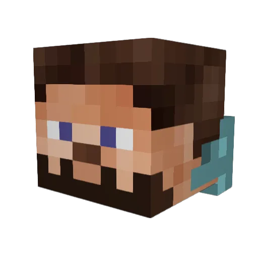 Finlaym02 Minecraft avatar head, 3D render