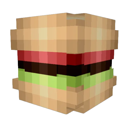 Finmah Minecraft avatar head, 3D render