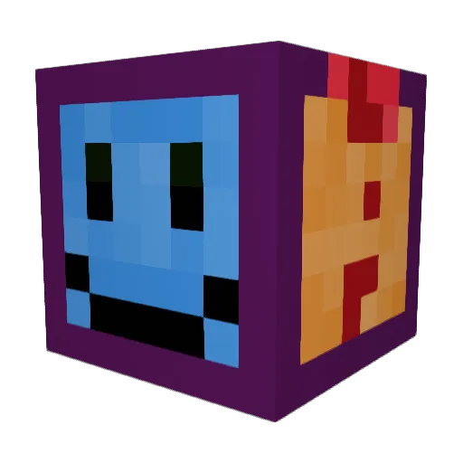Finmayt Minecraft avatar head, 3D render