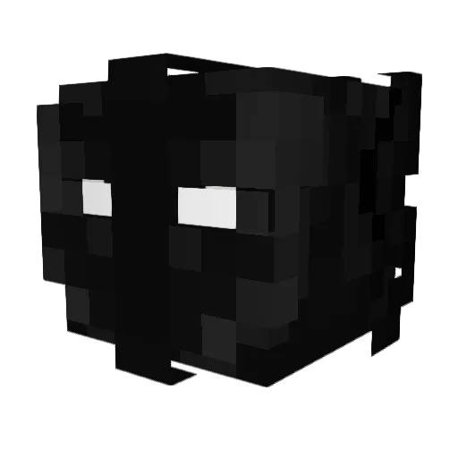 Finn137 Minecraft avatar head, 3D render