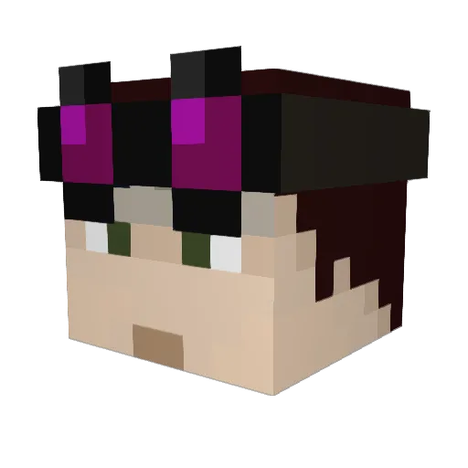 Finn1ian1999 Minecraft avatar head, 3D render