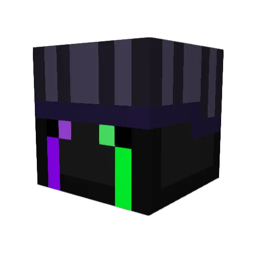 Finn2014 Minecraft avatar head, 3D render