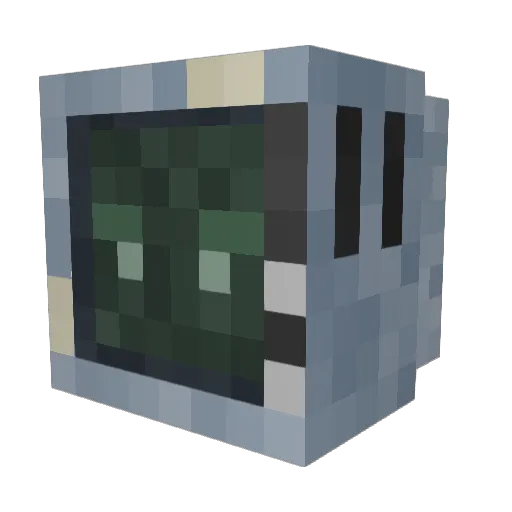 Finn670 Minecraft avatar head, 3D render