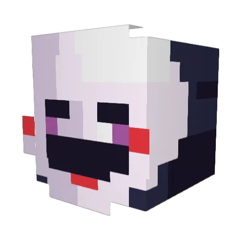 Finn7125 Minecraft avatar head, 3D render