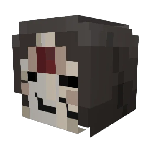 FinnBeefMan Minecraft avatar head, 3D render