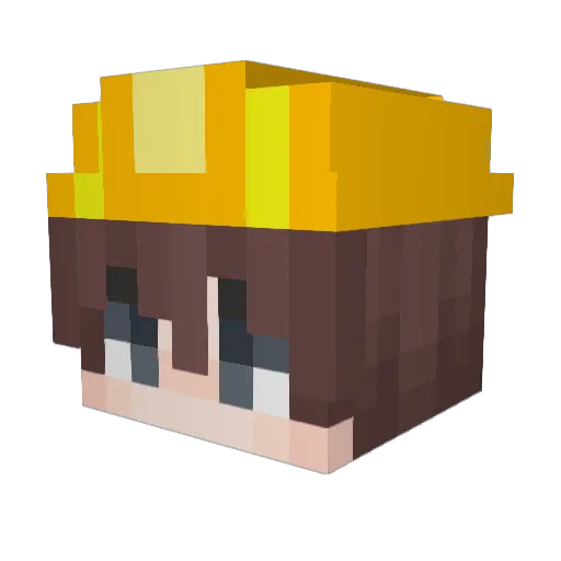 FinnConspiracy Minecraft avatar head, 3D render