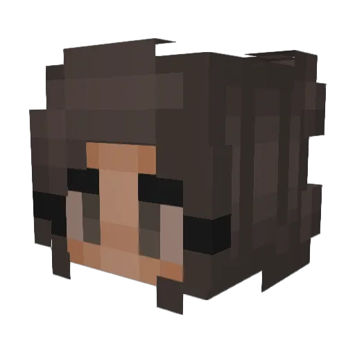 FinnDeSoos Minecraft avatar head, 3D render