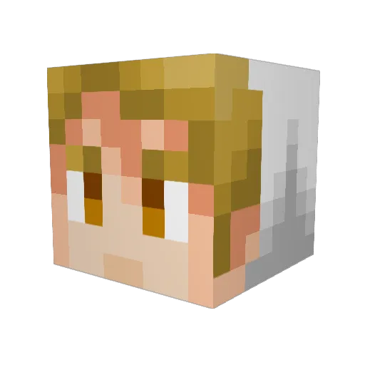 FinnEz98 Minecraft avatar head, 3D render