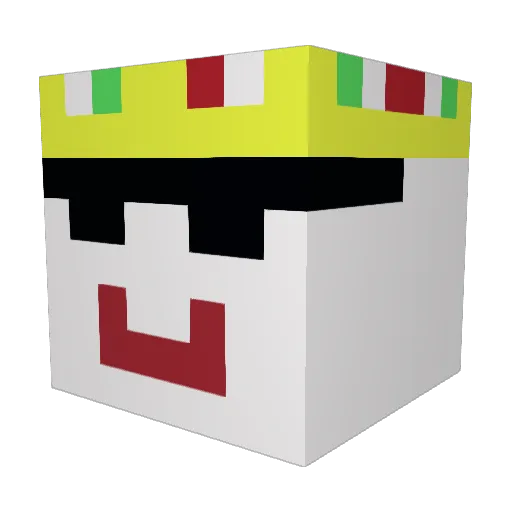FinnLu_Berg Minecraft avatar head, 3D render