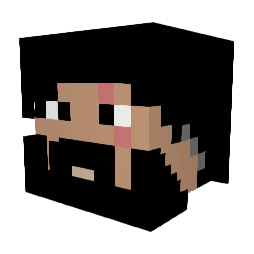 FinnMsz2006 Minecraft avatar head, 3D render