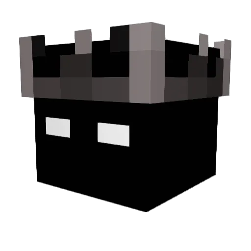 Finn_ix Minecraft avatar head, 3D render