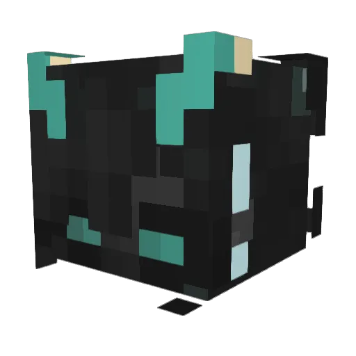Finnegannnn Minecraft avatar head, 3D render