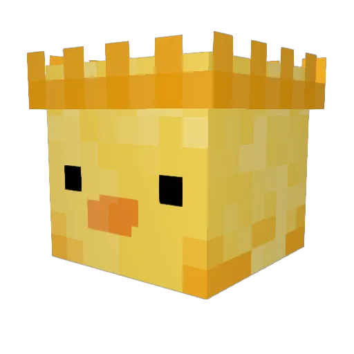 Finnie714 Minecraft avatar head, 3D render