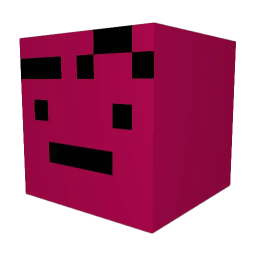 Finninabin Minecraft avatar head, 3D render