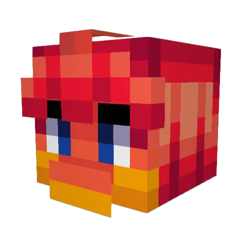 Finnley_Sharks Minecraft avatar head, 3D render