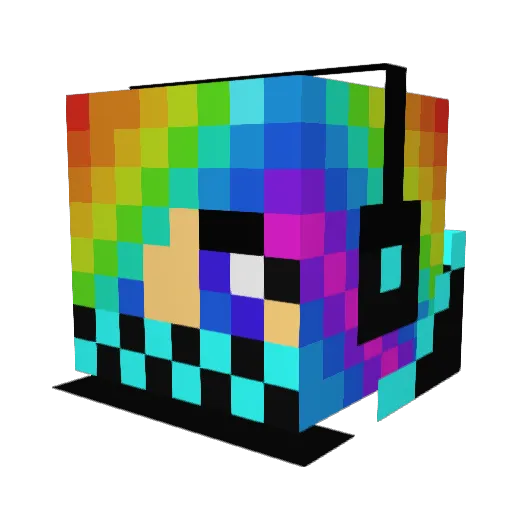 Finnstagram3 Minecraft avatar head, 3D render