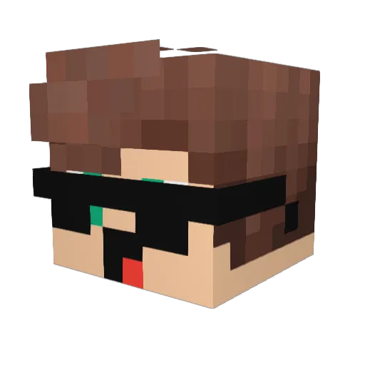 Finnstorm1 Minecraft avatar head, 3D render