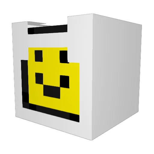 Finnthehuman565 Minecraft avatar head, 3D render